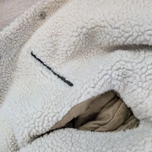 Levis Men's Green Buffalo Plaid Sherpa Jacket Sz Small - Picture 10 of 10